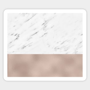 Parisian rose gold marble Sticker